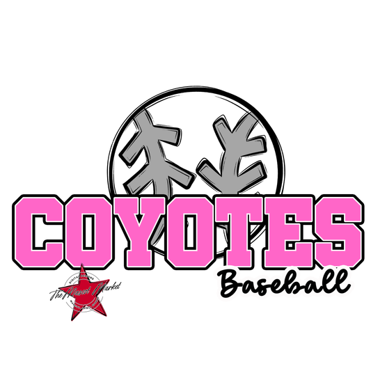 Coyotes Varsity Baseball-Baby Pink