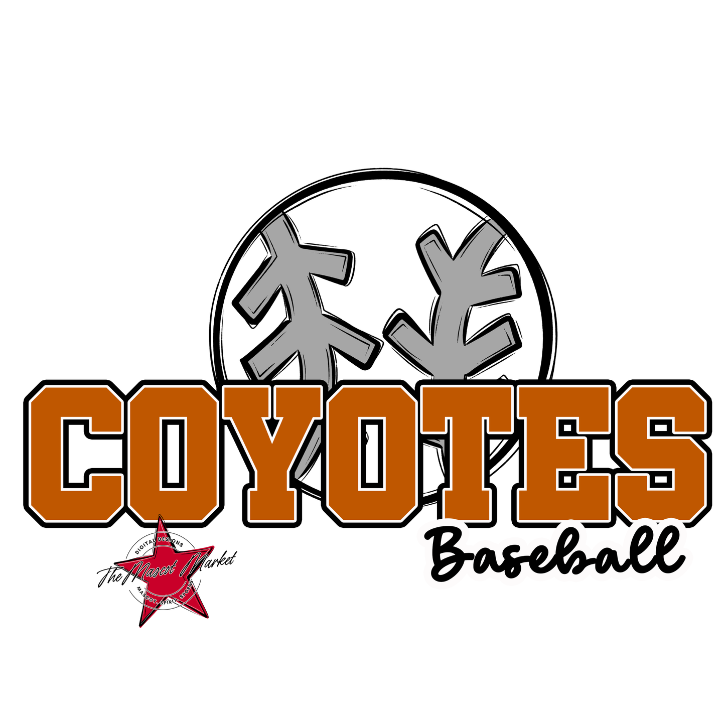 Coyotes Varsity Baseball-Burnt Orange