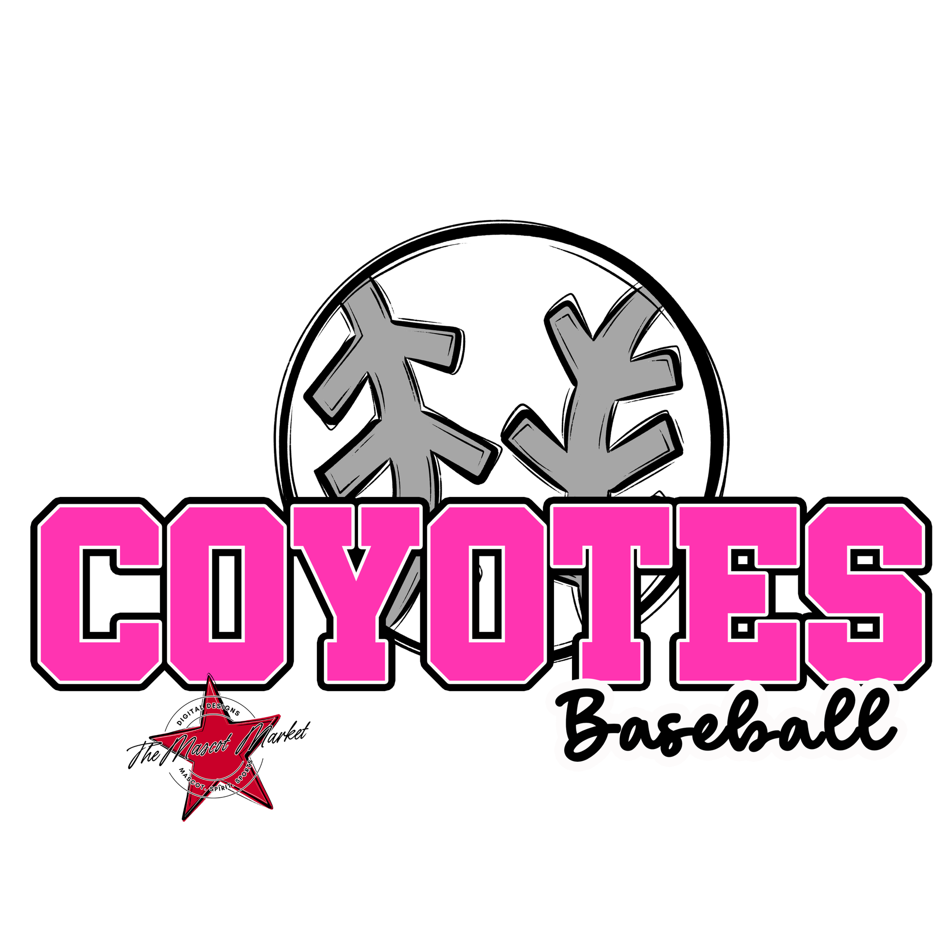 Coyotes Varsity Baseball-Pink
