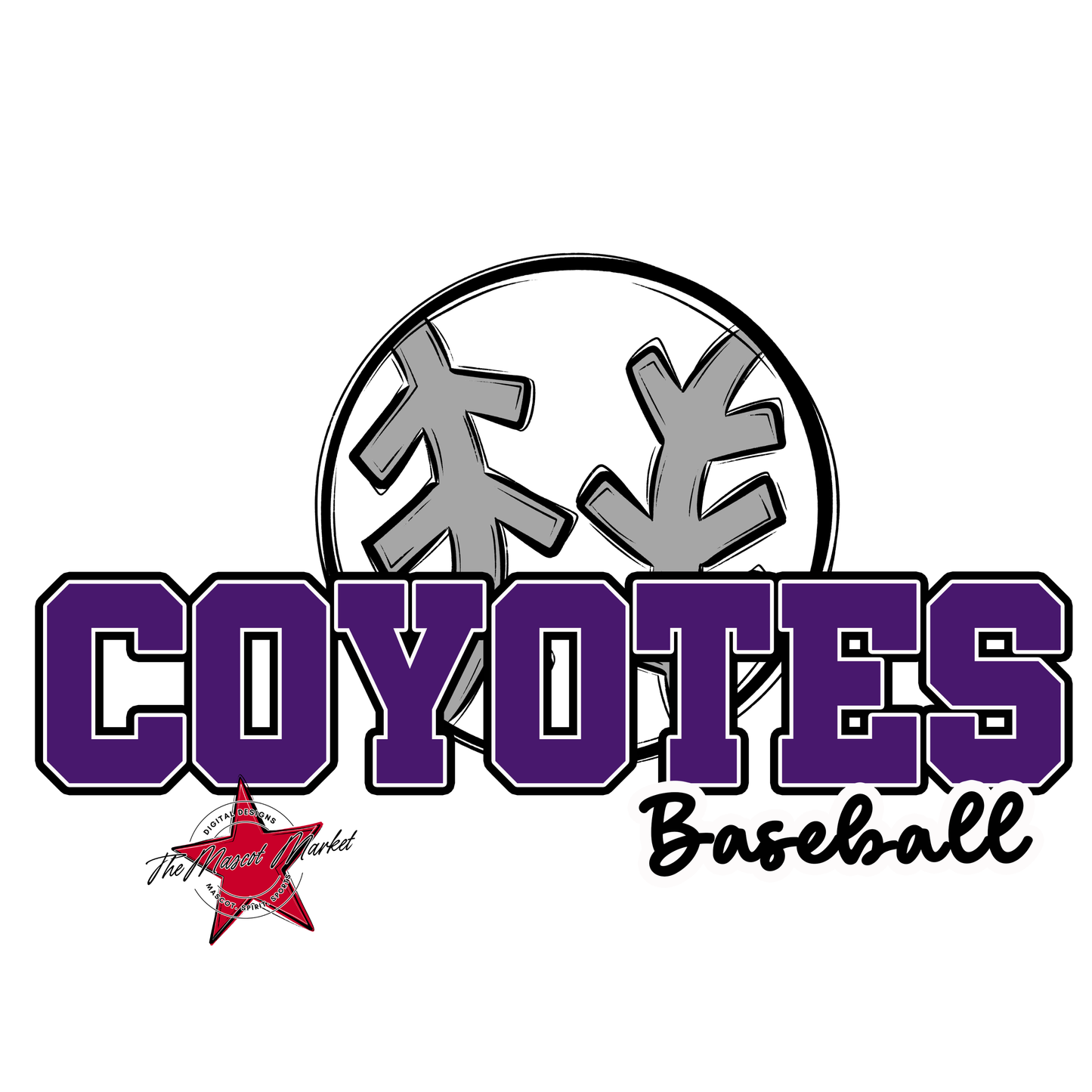 Coyotes Varsity Baseball-Purple