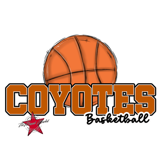 Coyotes Varsity Basketball-Burnt Orange