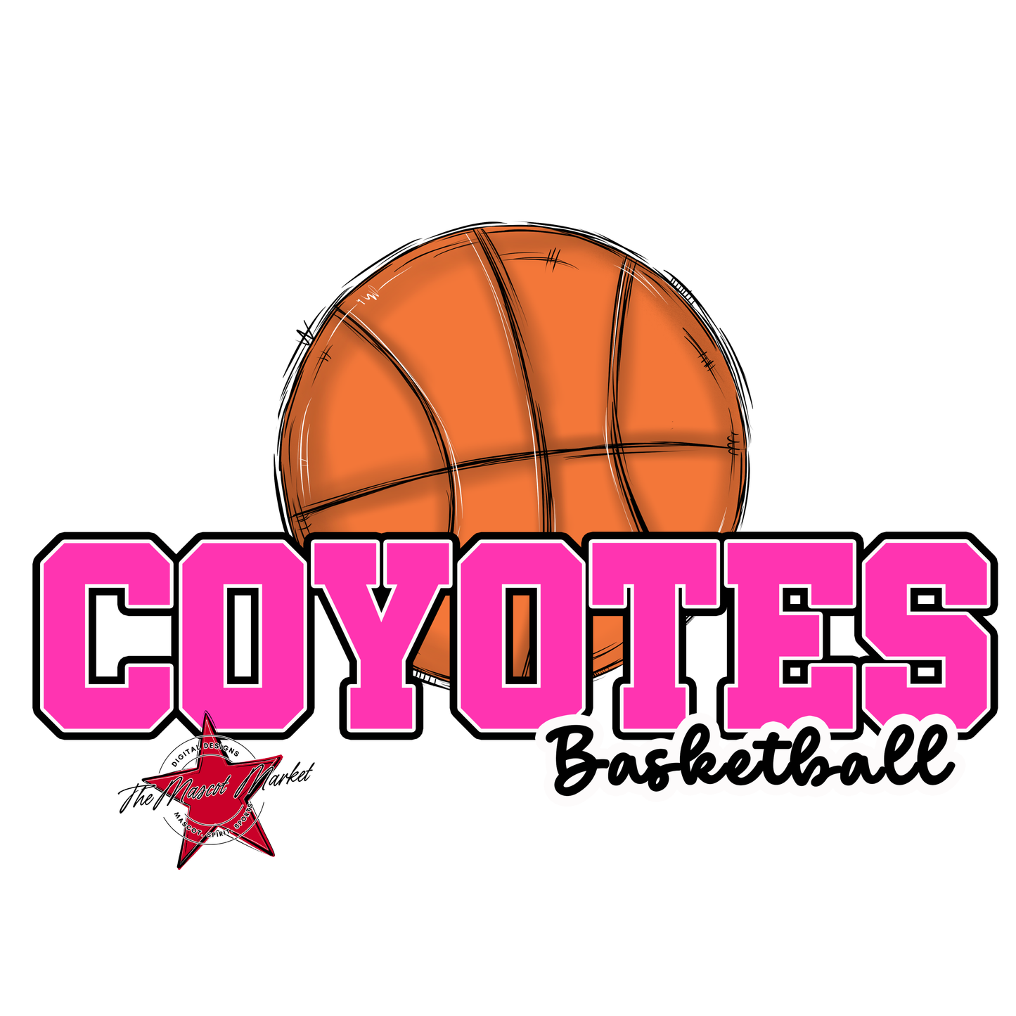 Coyotes Varsity Basketball-Pink