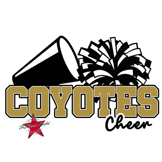 Coyotes Varsity Cheer-Gold
