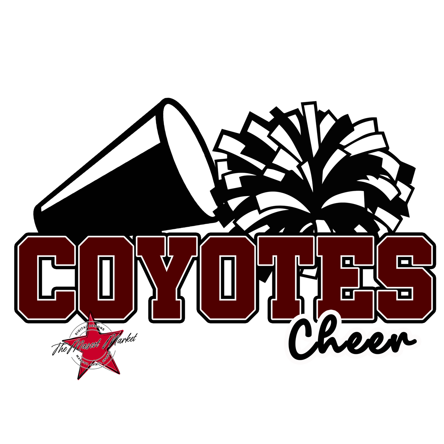 Coyotes Varsity Cheer-Maroon