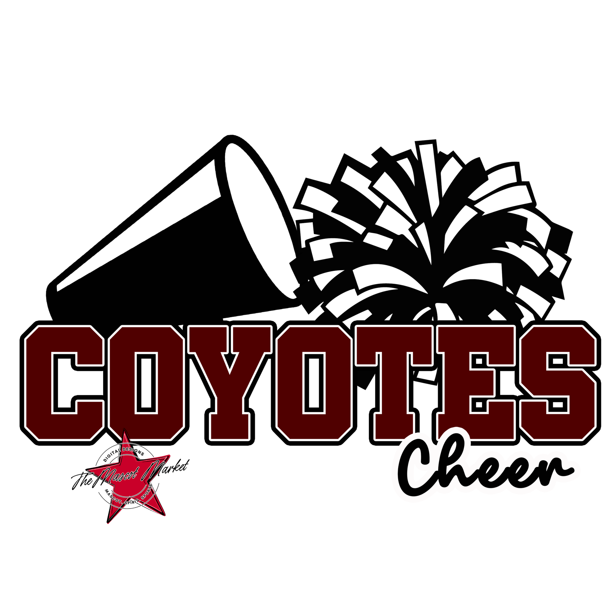Coyotes Varsity Cheer-Maroon