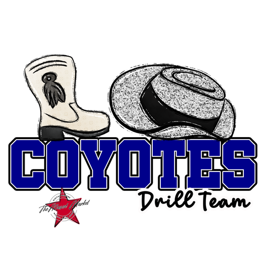 Coyotes Varsity Drillteam-Blue