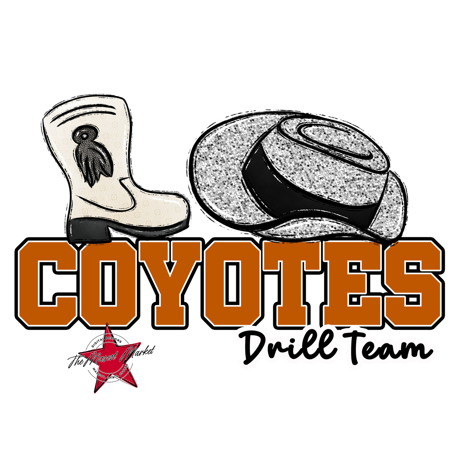 Coyotes Varsity Drillteam-Burnt Orange