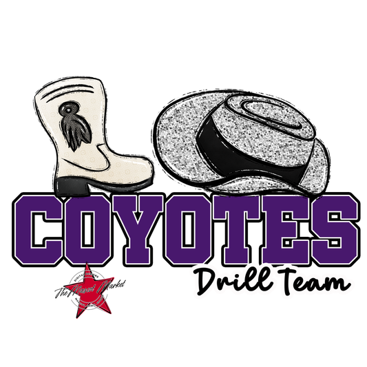 Coyotes Varsity Drillteam-Purple