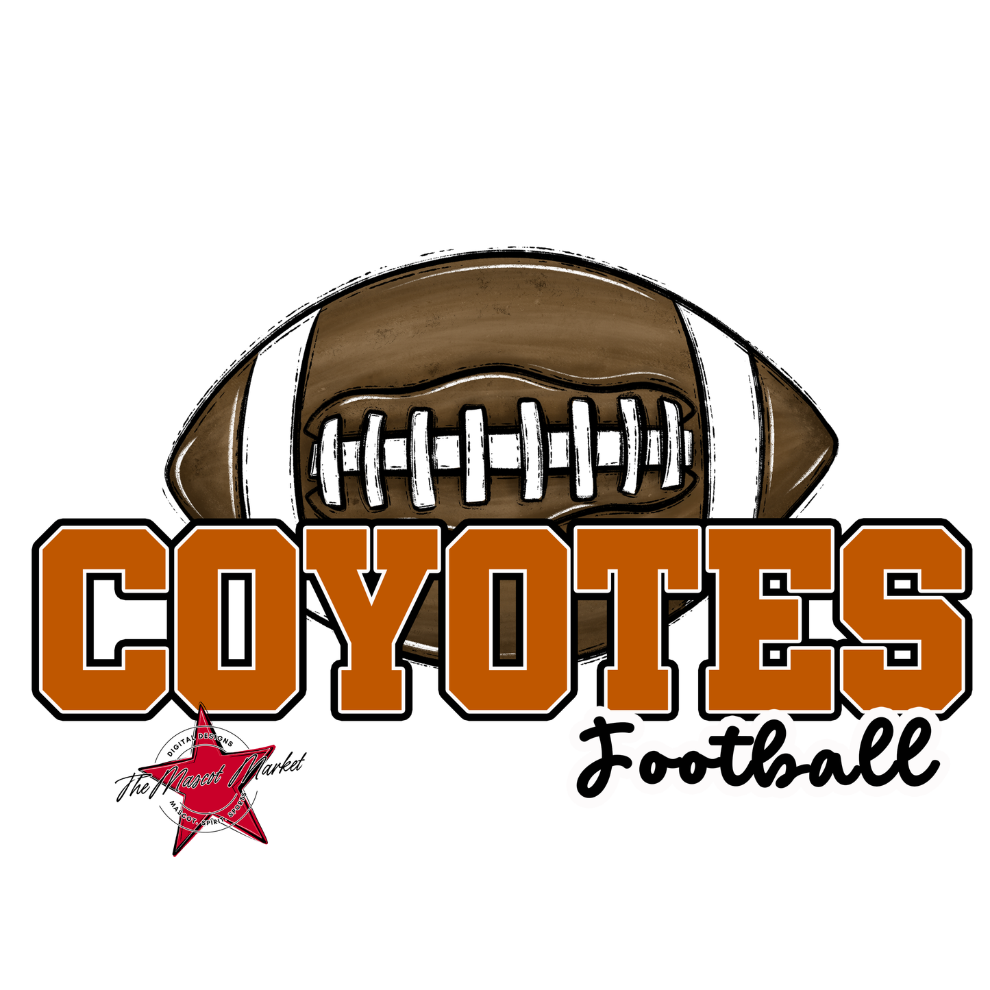 Coyotes Varsity Football-Burnt Orange