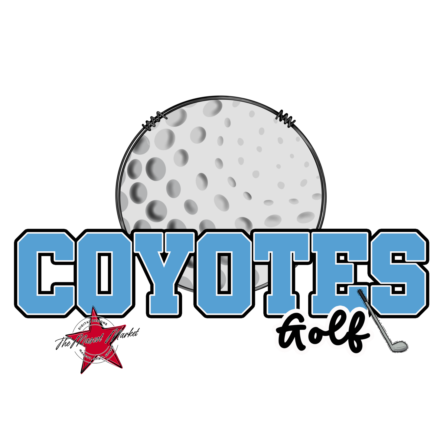 Coyotes Varsity Golf-Carolina Blue