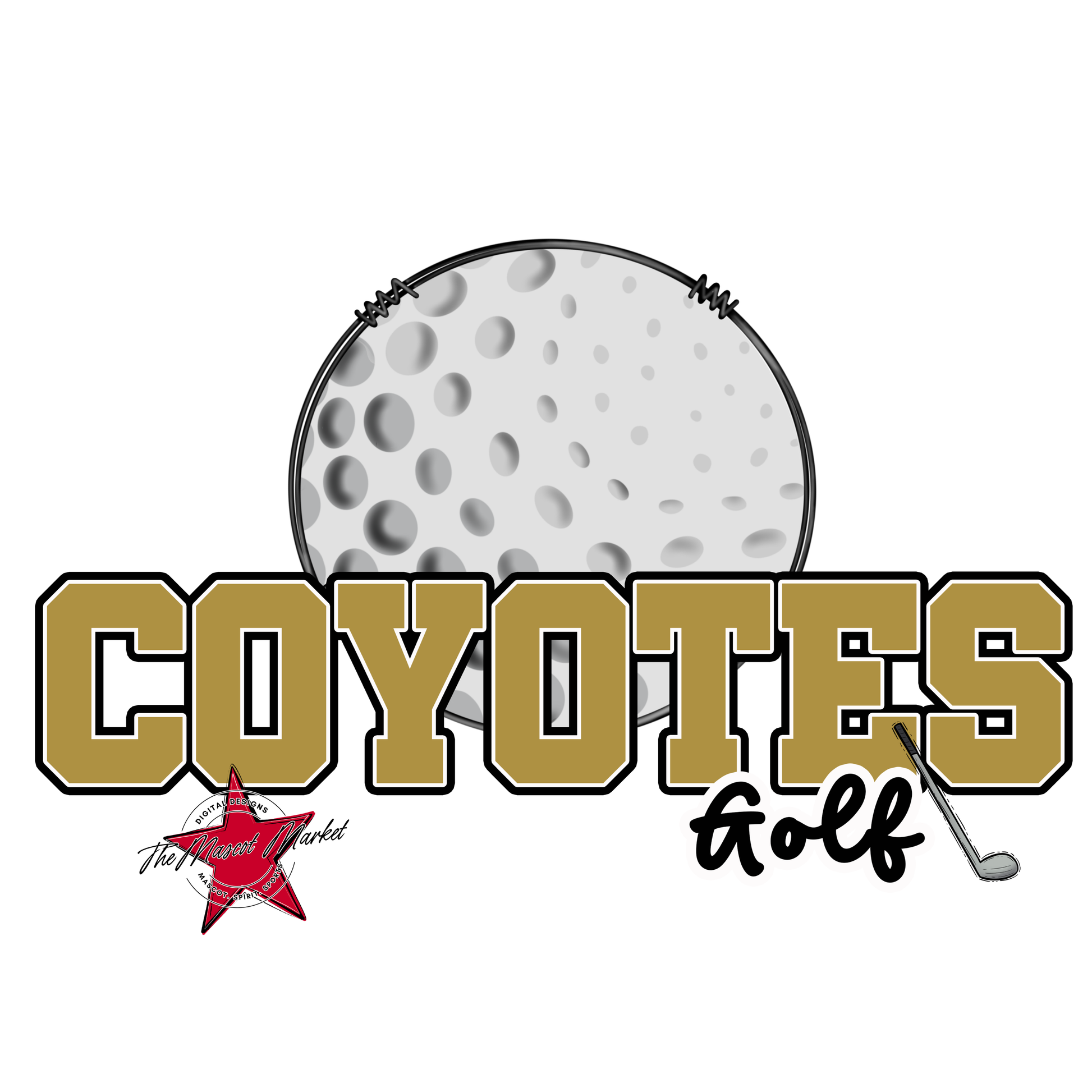 Coyotes Varsity Golf-Gold