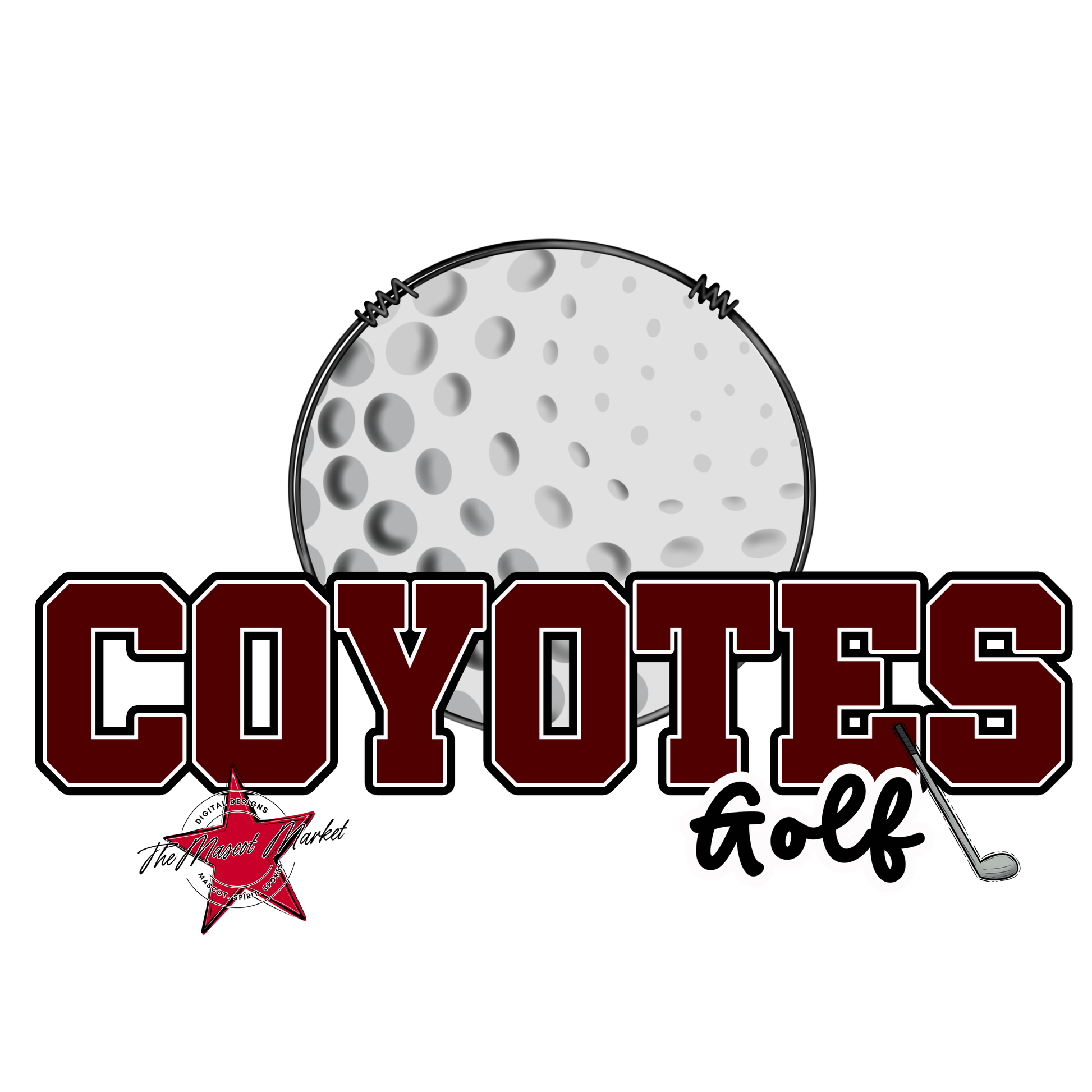 Coyotes Varsity Golf-Maroon
