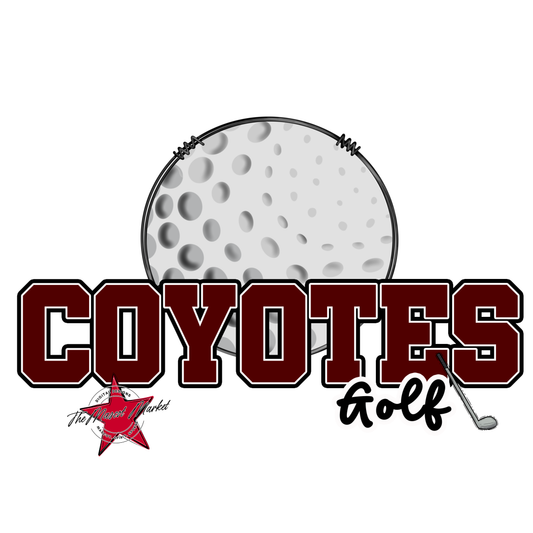 Coyotes Varsity Golf-Maroon