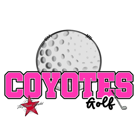 Coyotes Varsity Golf-Pink