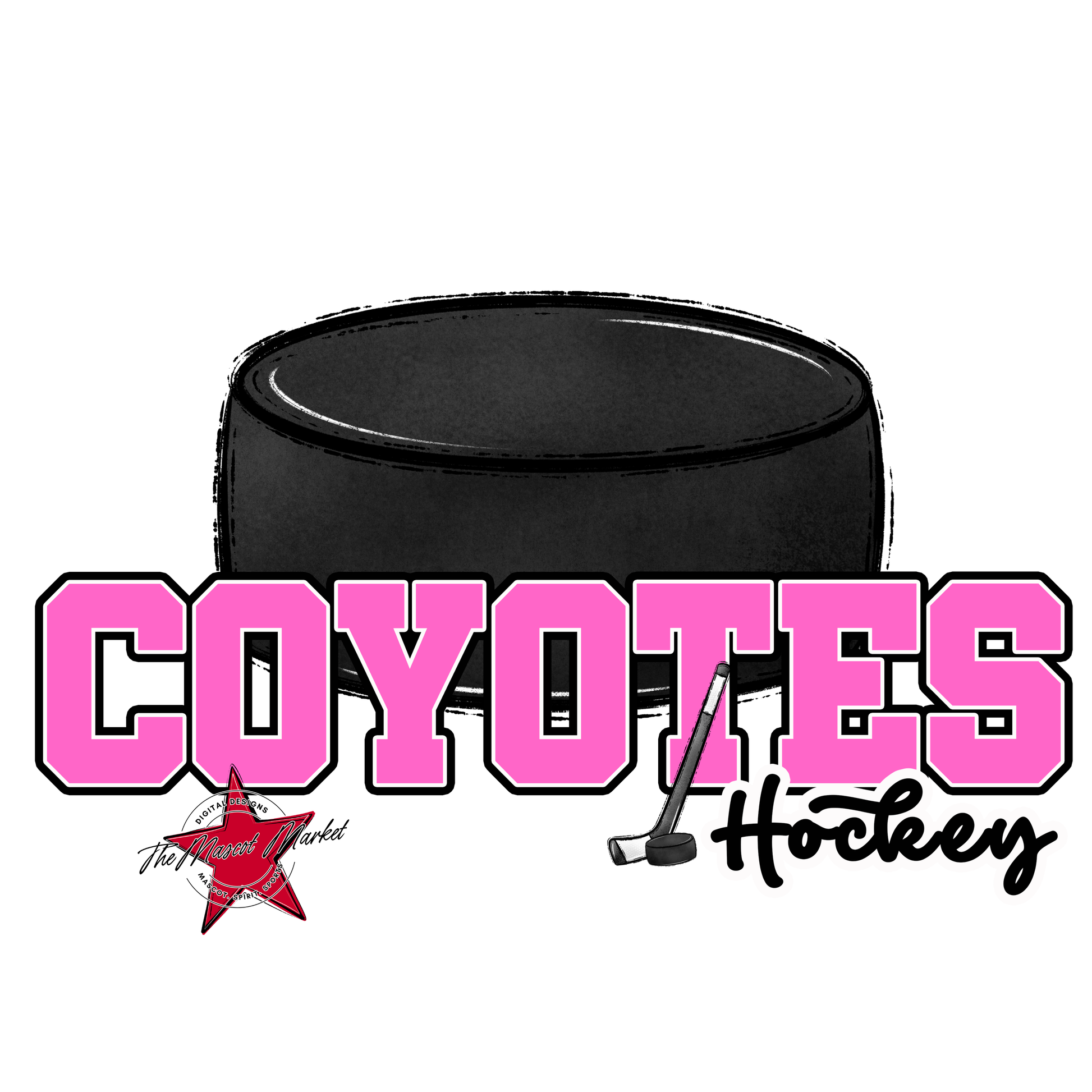 Coyotes Varsity Hockey-Baby Pink