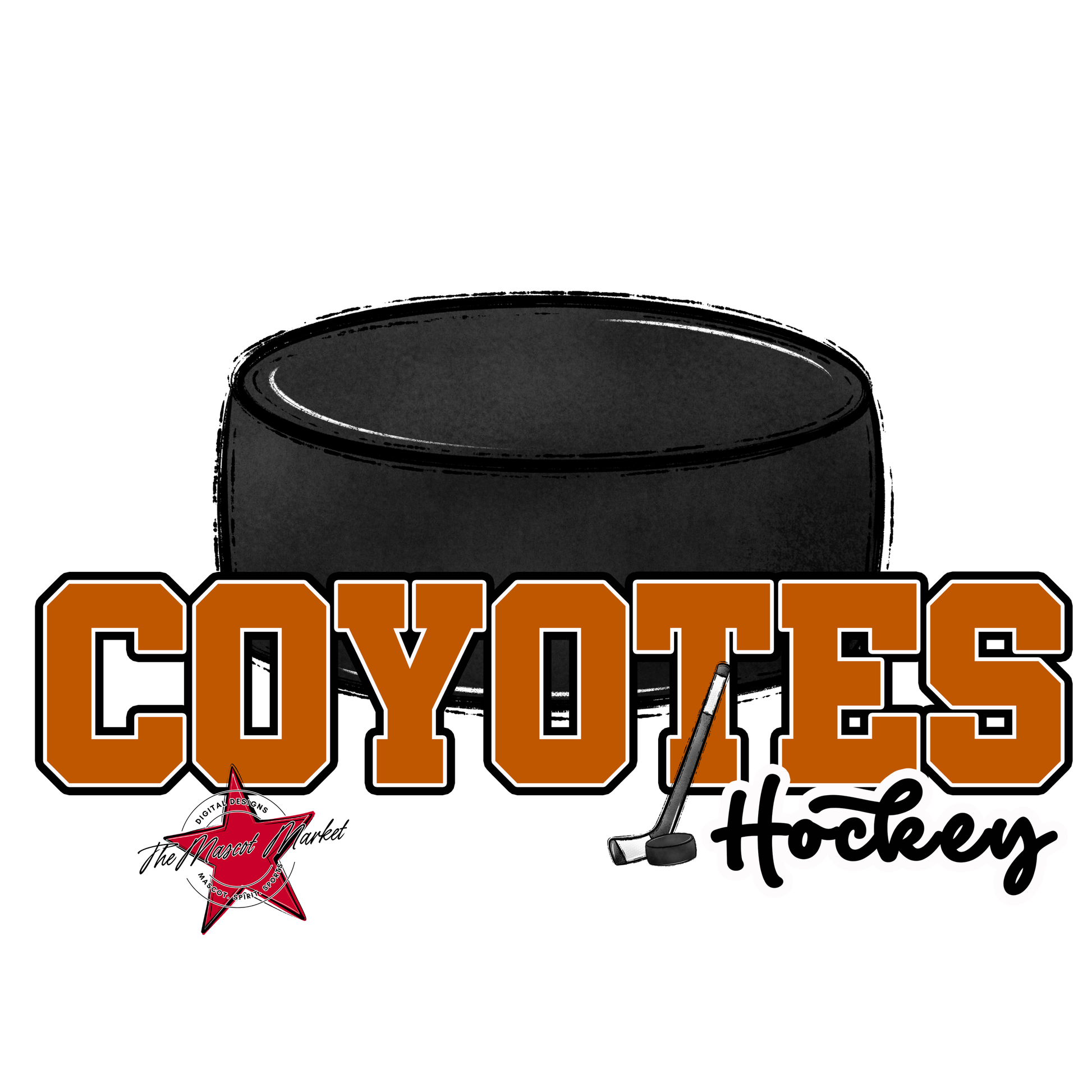 Coyotes Varsity Hockey-Burnt Orange
