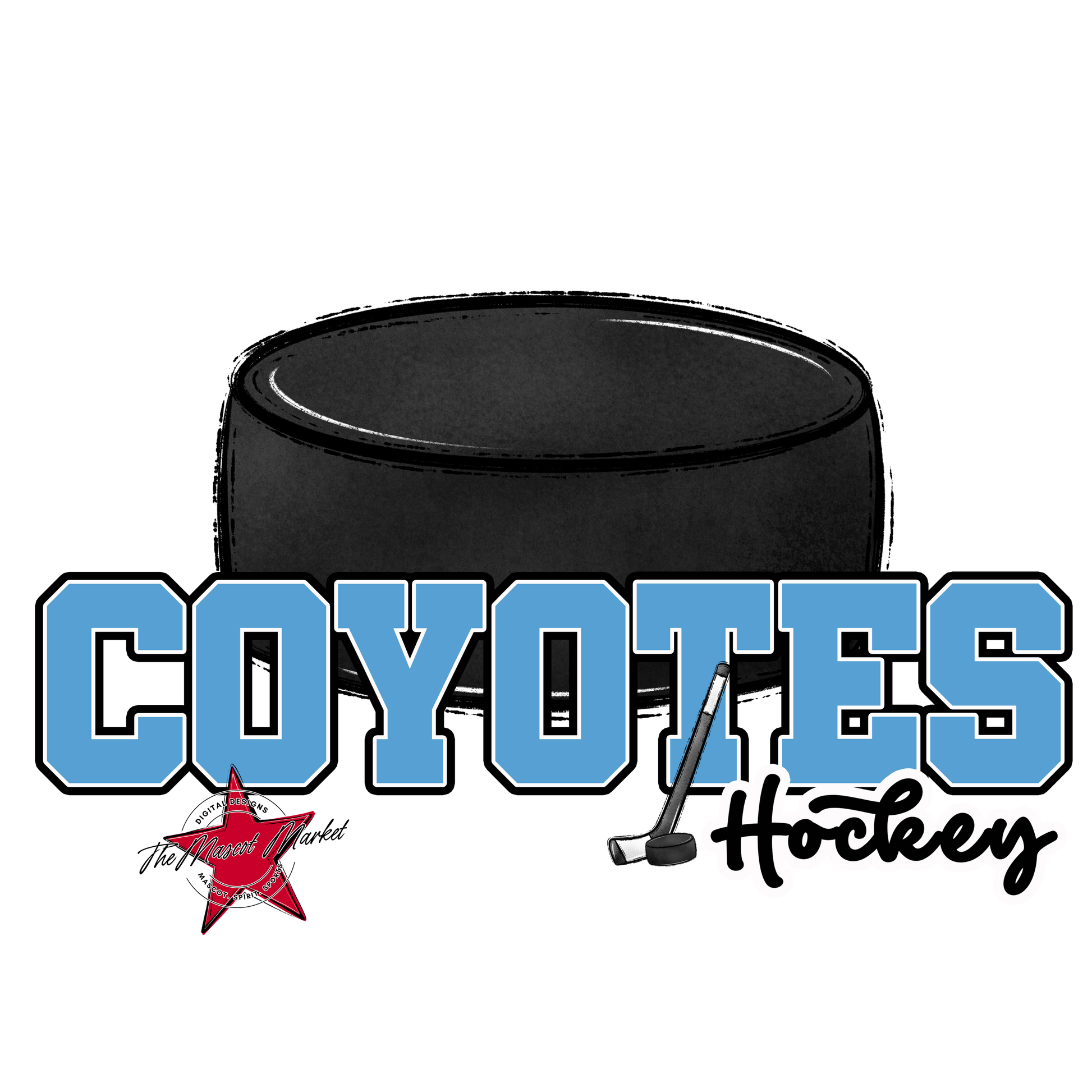 Coyotes Varsity Hockey-Carolina Blue
