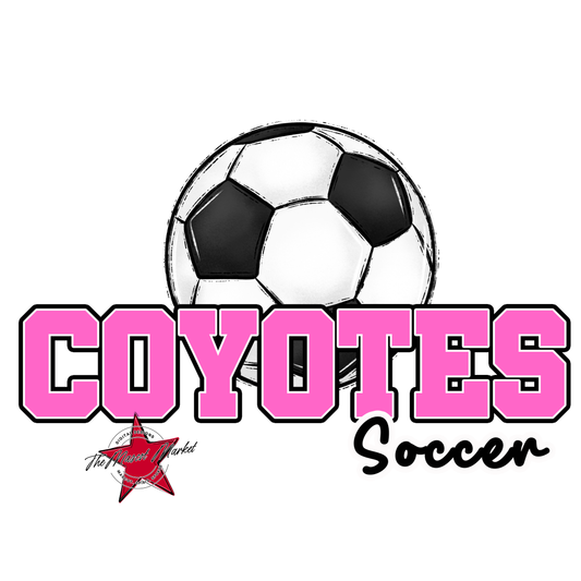 Coyotes Varsity Soccer-Baby Pink