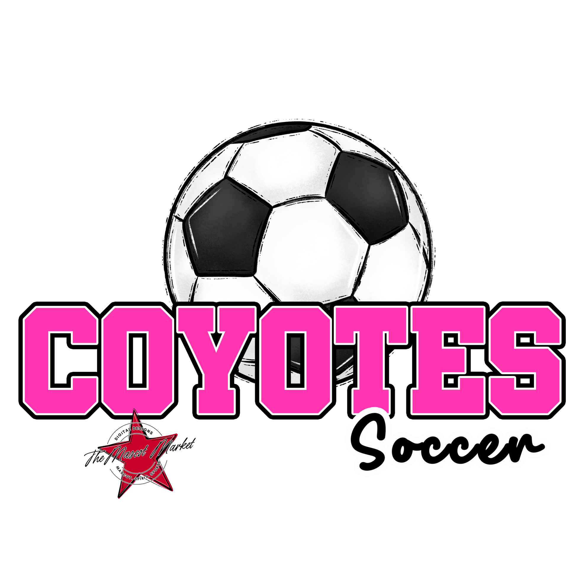 Coyotes Varsity Soccer-Pink