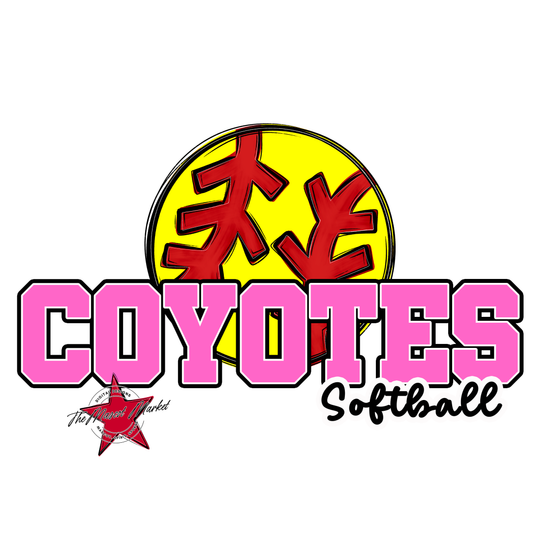 Coyotes Varsity Softball-Baby Pink