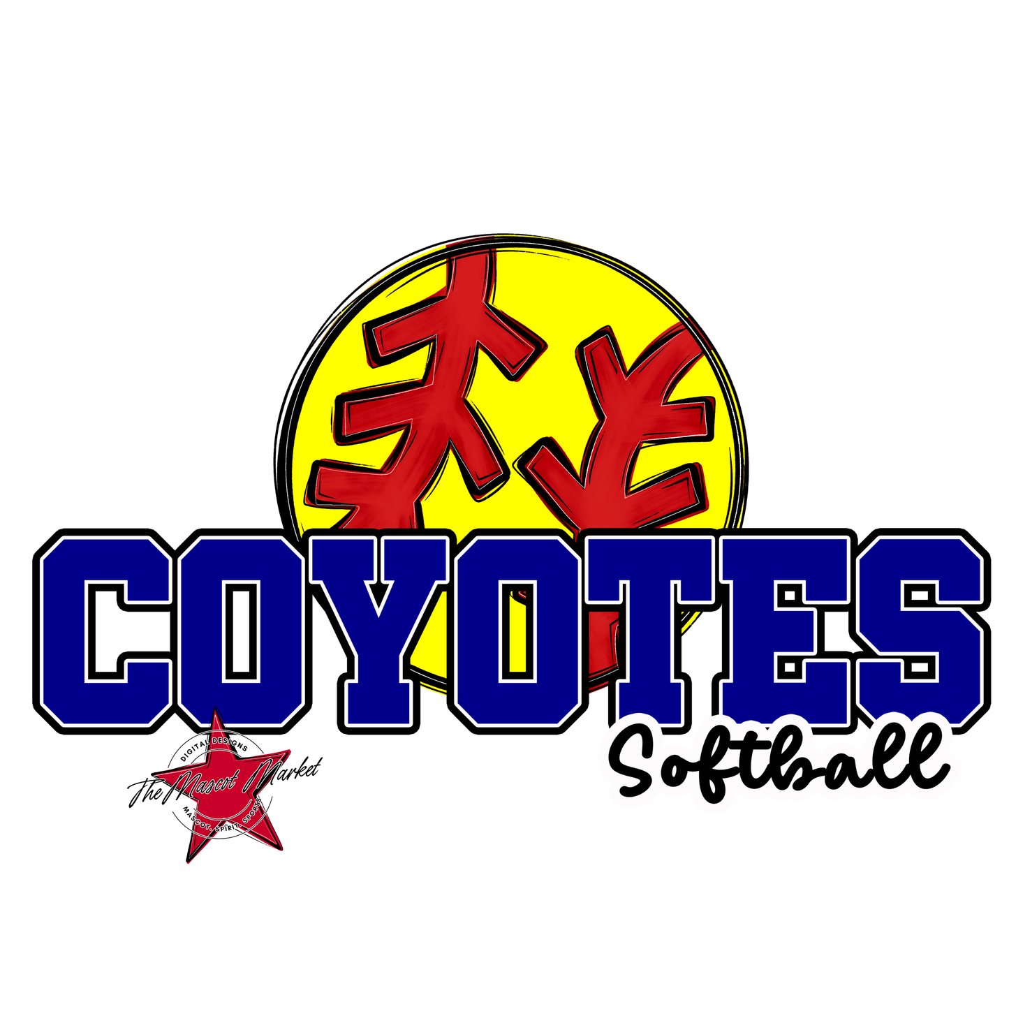 Coyotes Varsity Softball-Blue