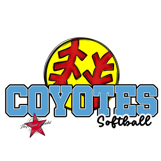 Coyotes Varsity Softball-Carolina Blue