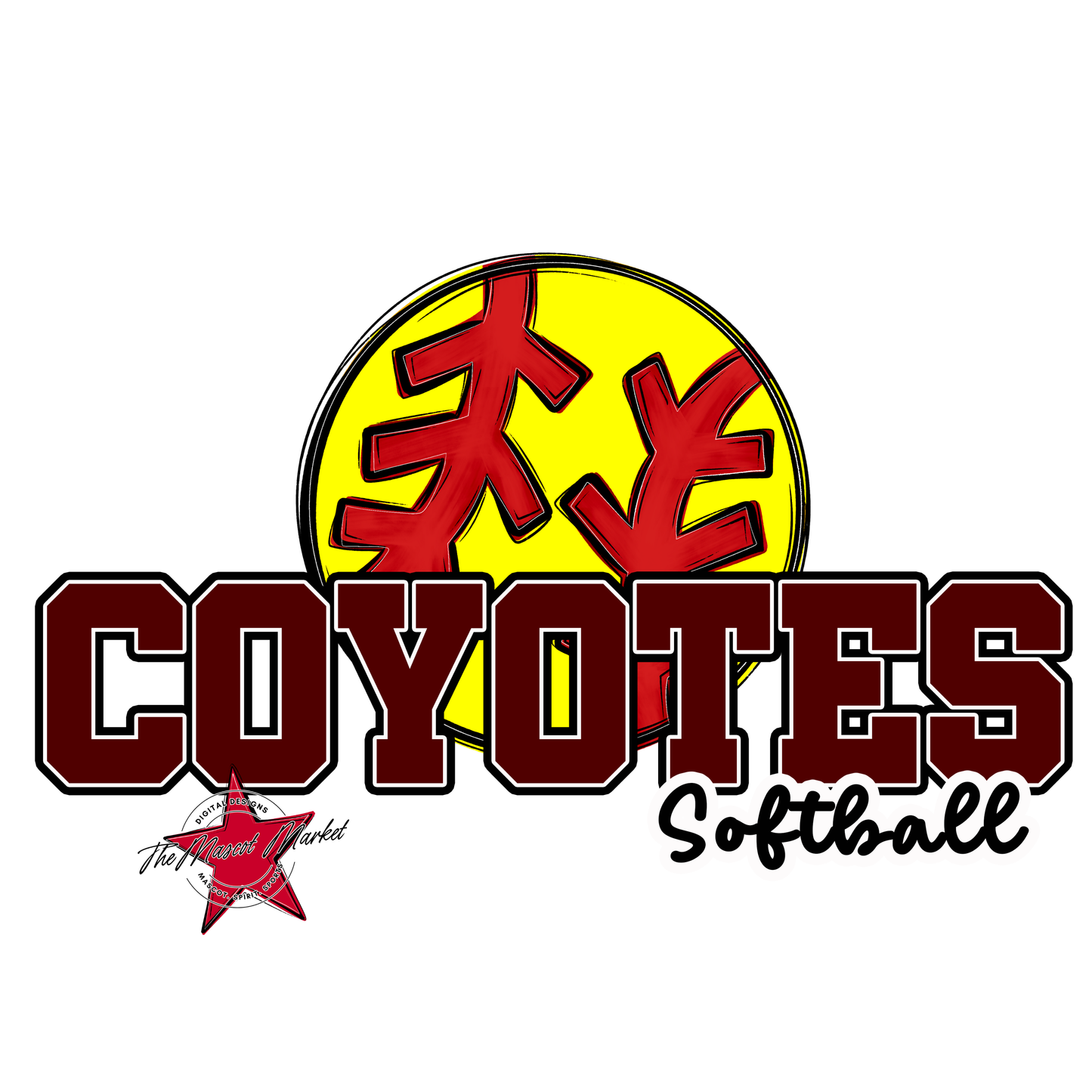 Coyotes Varsity Softball-Maroon