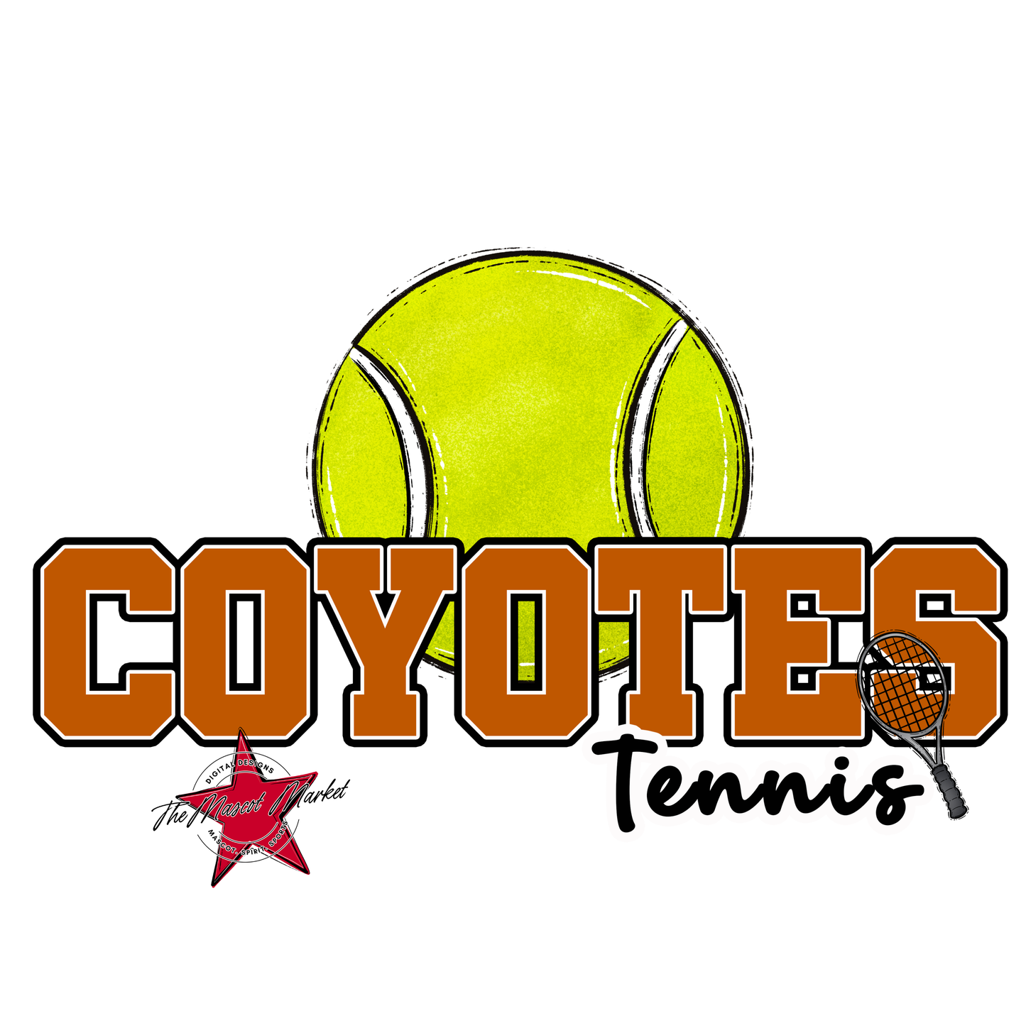 Coyotes Varsity Tennis-Burnt Orange