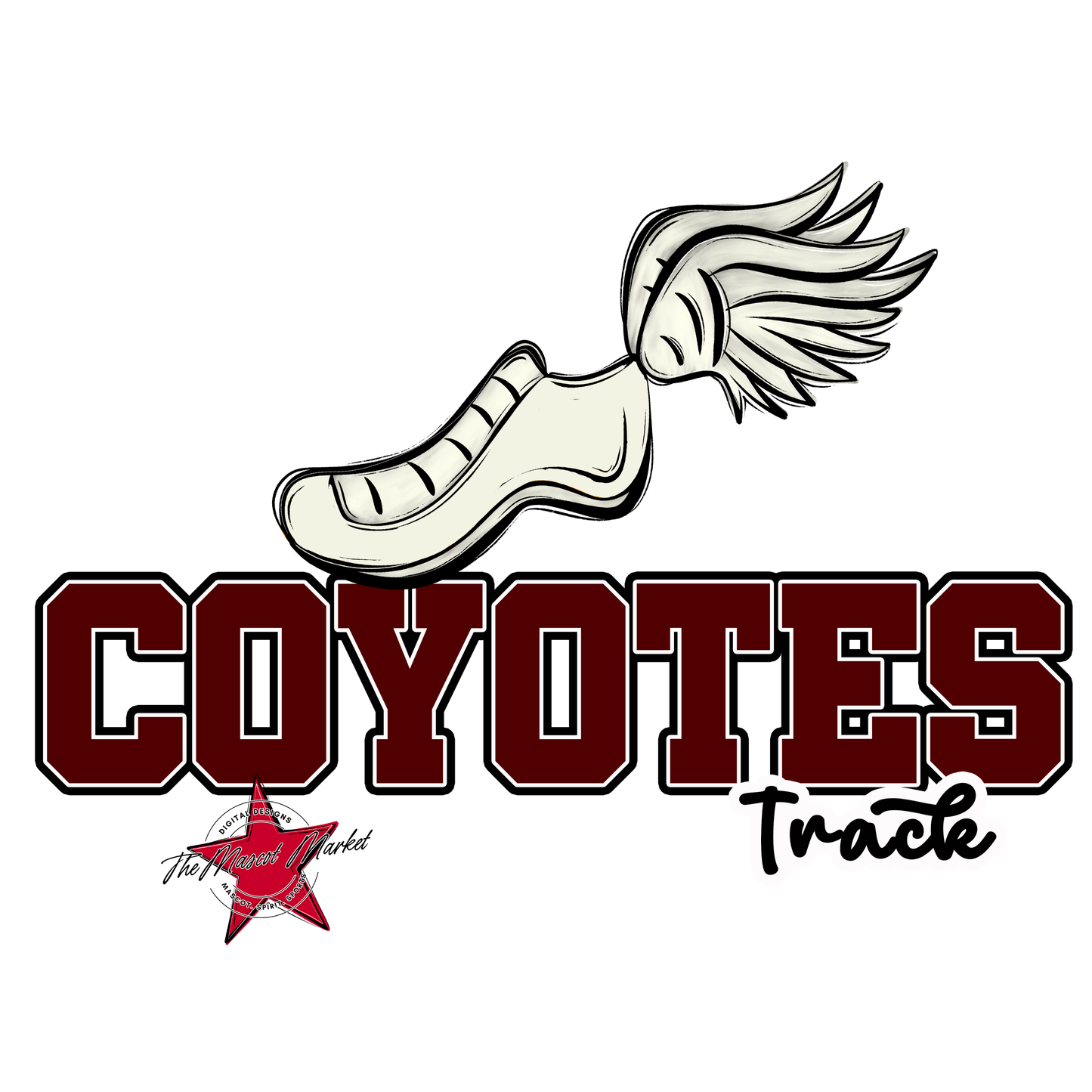 Coyotes Varsity Track-Maroon