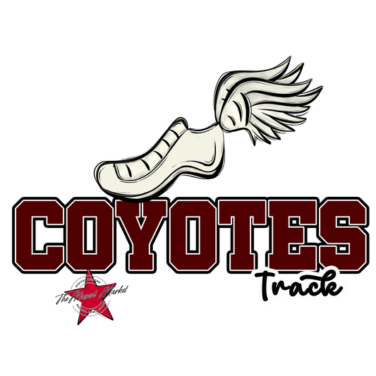 Coyotes Varsity Track-Maroon