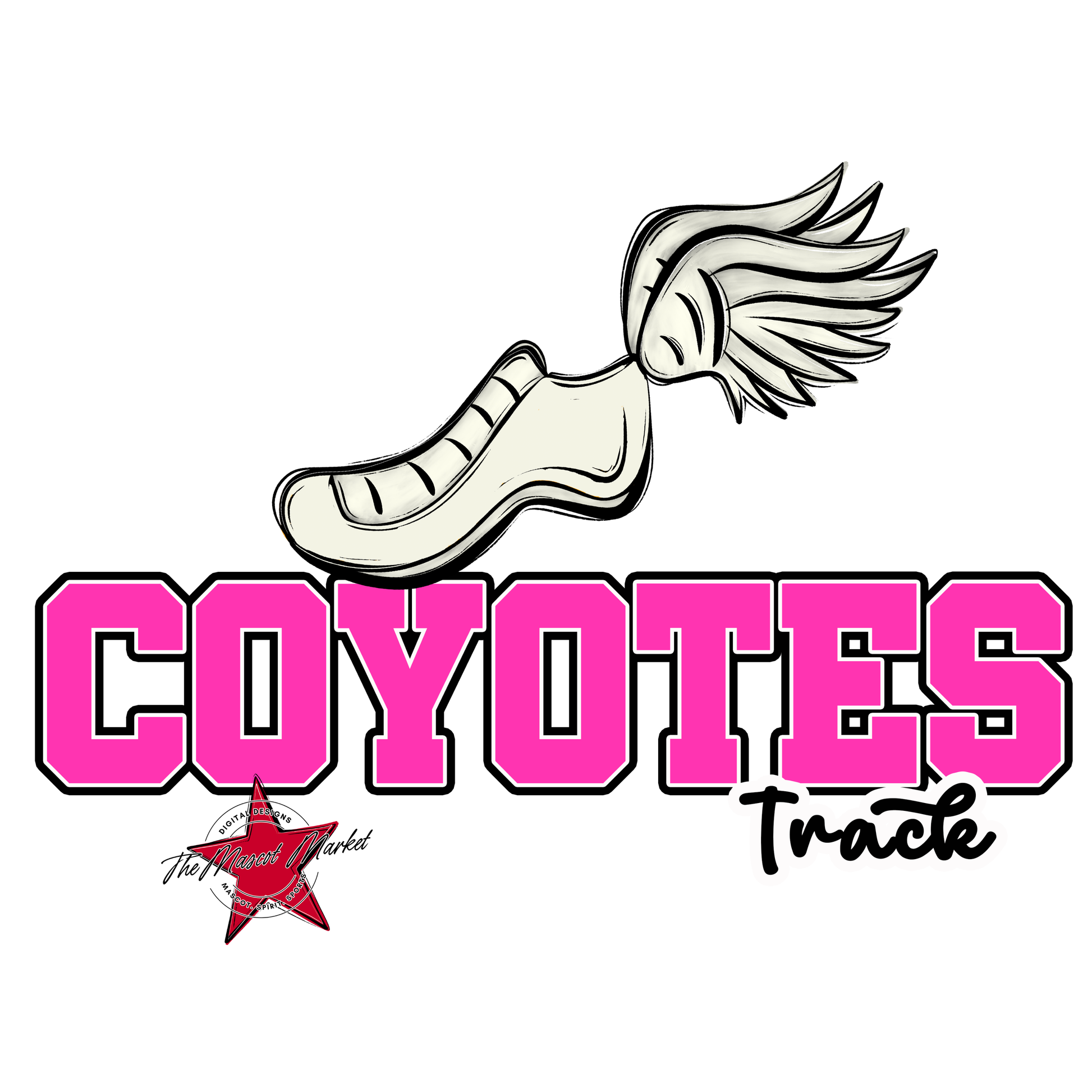 Coyotes Varsity Track-Pink