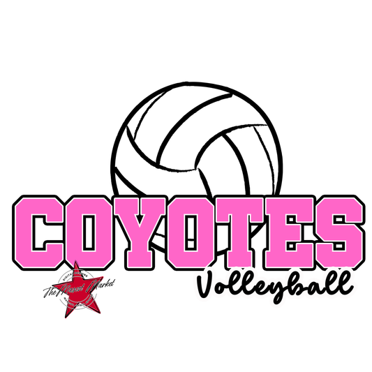 Coyotes Varsity Volleyball-Baby Pink
