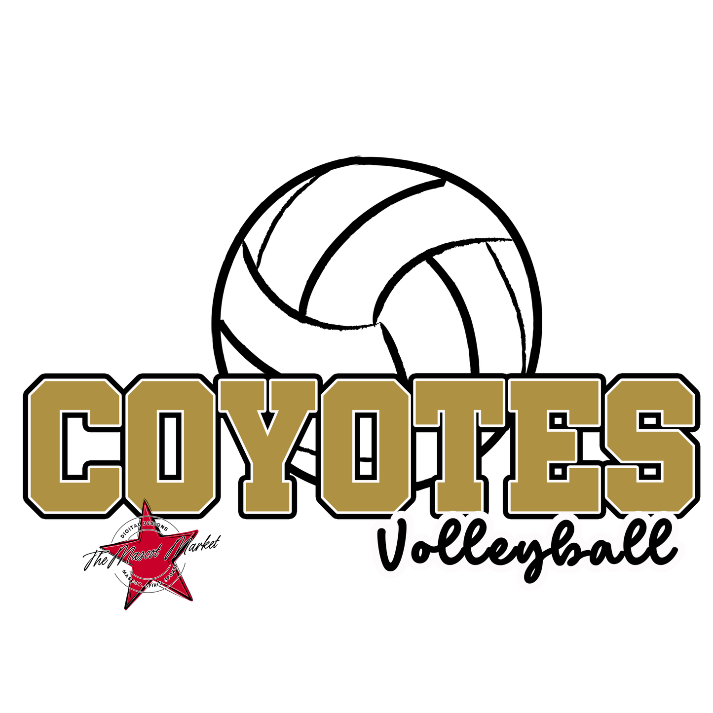 Coyotes Varsity Volleyball-Gold