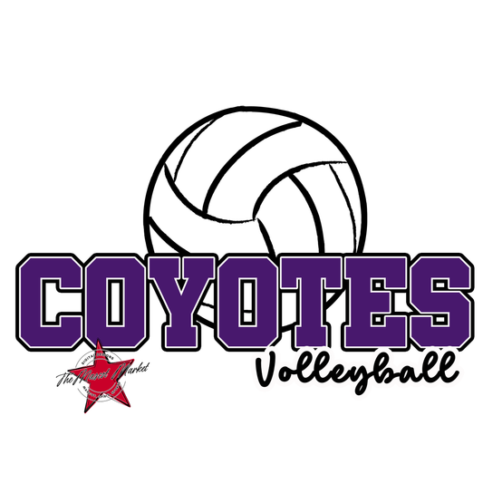Coyotes Varsity Volleyball-Purple