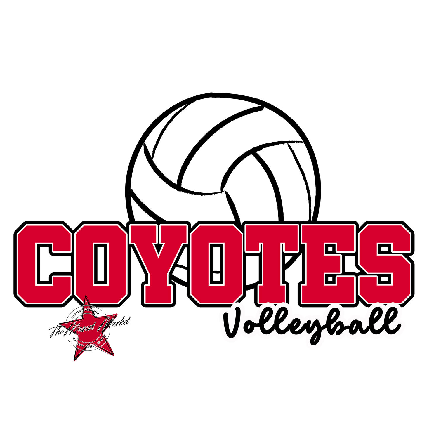 Coyotes Varsity Volleyball-Red