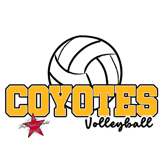 Coyotes Varsity Volleyball-Yellow