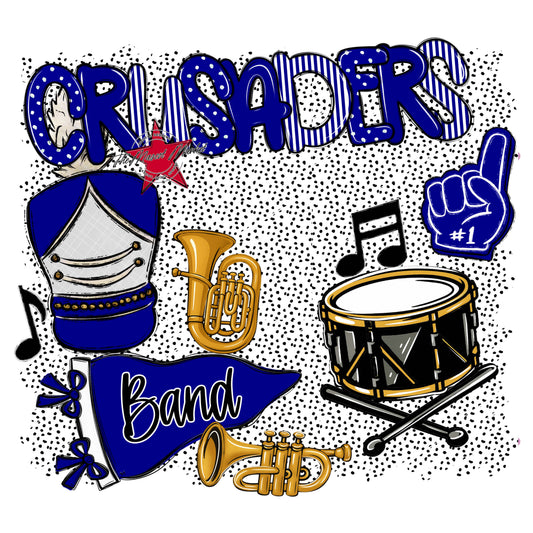 Crusaders Band Spirit-Blue