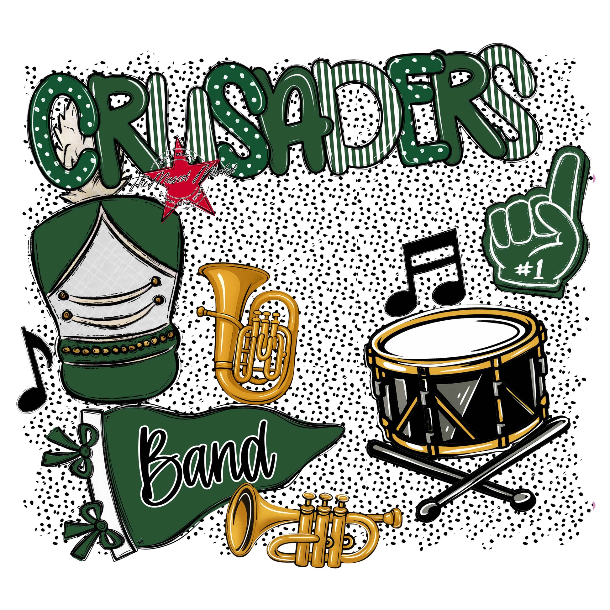 Crusaders Band Spirit-Green