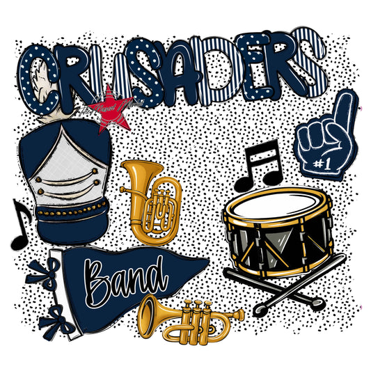 Crusaders Band Spirit-Navy