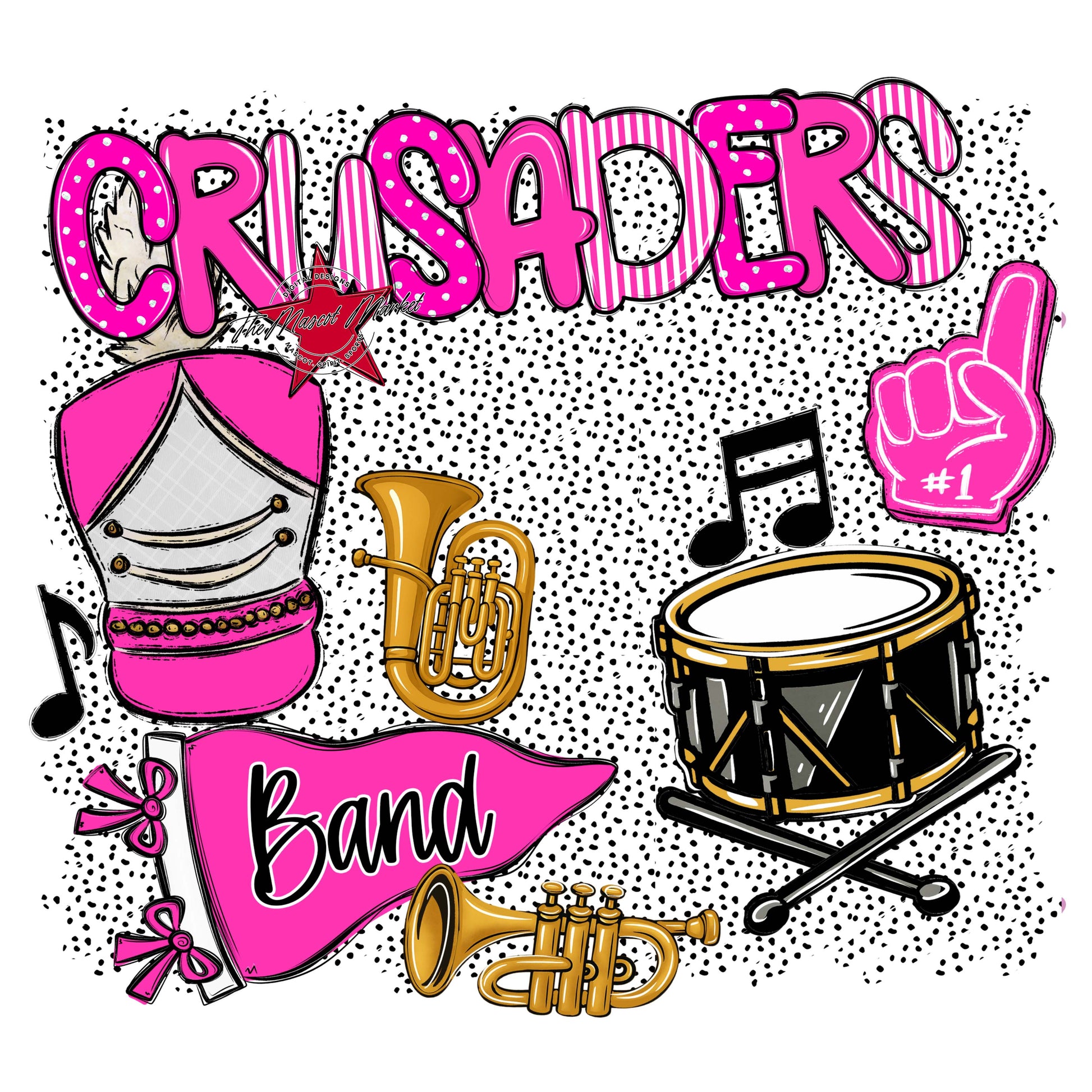 Crusaders Band Spirit-Pink