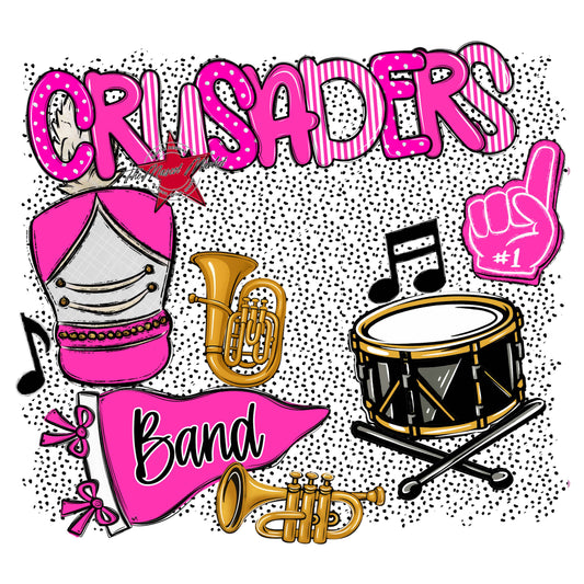 Crusaders Band Spirit-Pink