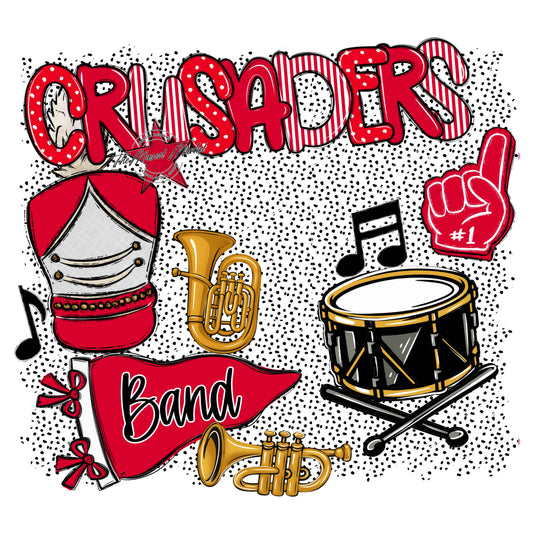 Crusaders Band Spirit-Red