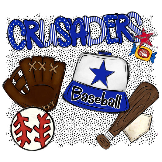 Crusaders Baseball Spirit-Royal Blue