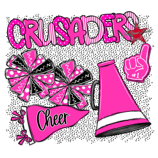 Crusaders Cheer Spirit-Pink