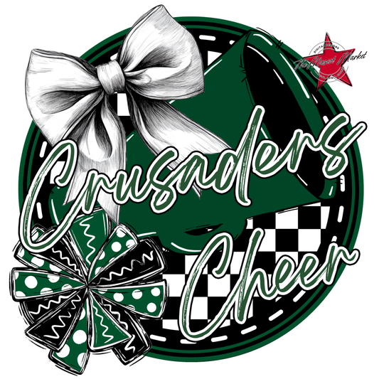 Crusaders Circle Cheer Design-Green