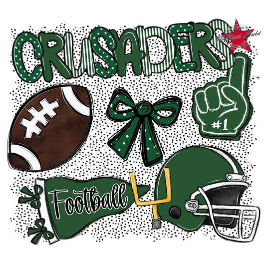 Crusaders Football Spirit-Green