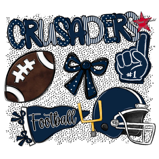 Crusaders Football Spirit-Navy