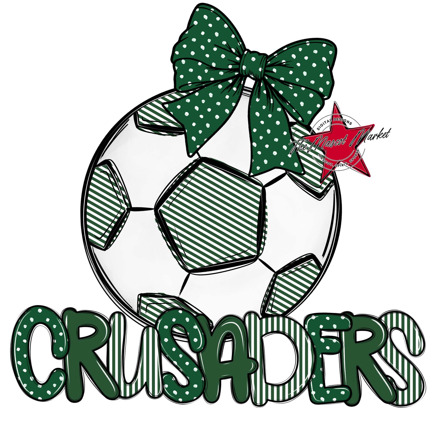 Crusaders Soccer Spirit Design-Green