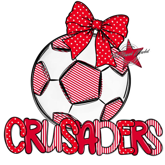 Crusaders Soccer Spirit Design-Red