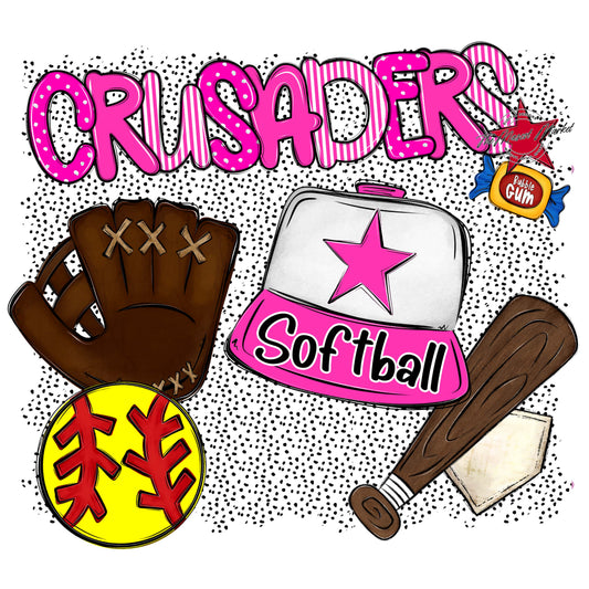 Crusaders Softball Spirit-Pink